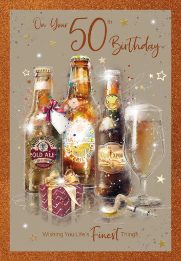 Picture of ON YOUR 50TH BIRTHDAY CARD